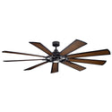 Gentry Xl Outdoor (Damp) Ceiling Fan with Light by Kichler