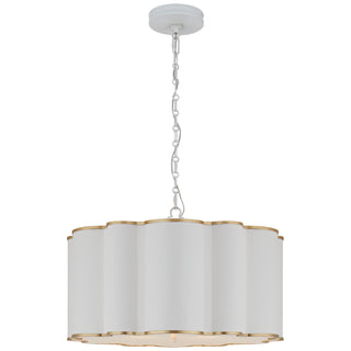 Buy white-with-gild Markos Outdoor (Damp) Pendant by Visual Comfort Signature