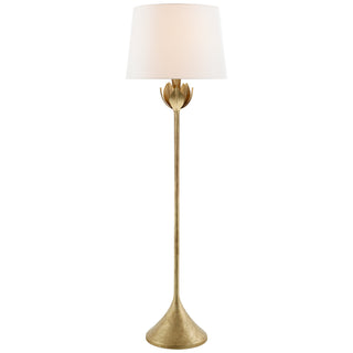 Buy antique-gold-leaf Alberto Floor Lamp by Visual Comfort Signature