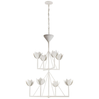 Buy plaster-white Alberto Chandelier by Visual Comfort Signature