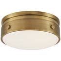 Hicks Outdoor (Damp) Flush Mount Ceiling Light by Visual Comfort Signature