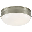 Hicks Outdoor (Damp) Flush Mount Ceiling Light by Visual Comfort Signature