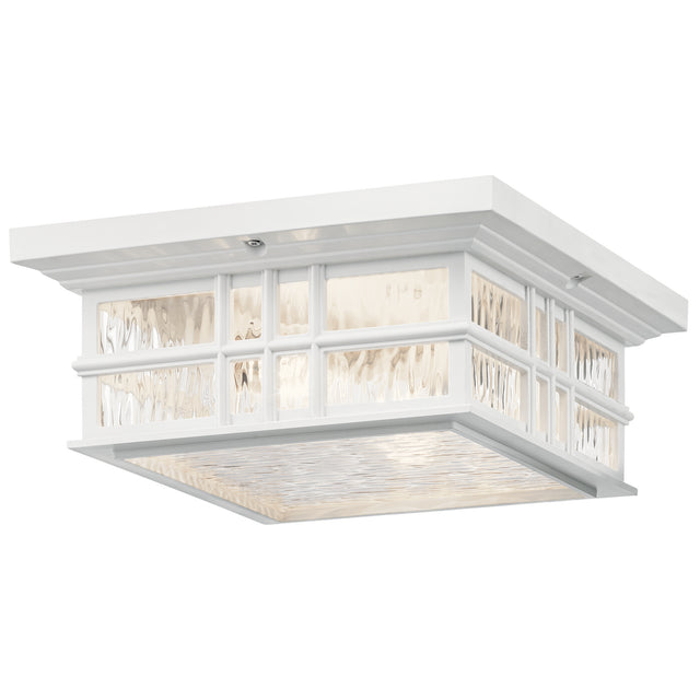 Beacon Square Outdoor (Damp) Ceiling Light by Kichler