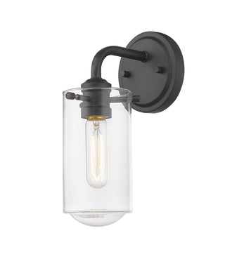 Buy matte-black Delaney Outdoor (Damp) Sconce by Z-Lite