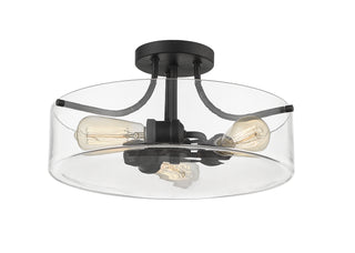 Delaney Outdoor (Damp) Flush Mount Ceiling Light by Z-Lite