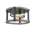Kirkland Outdoor (Damp) Flush Mount Ceiling Light by Z-Lite