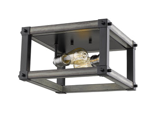 Buy ashen-barnboard Kirkland Outdoor (Damp) Flush Mount Ceiling Light by Z-Lite