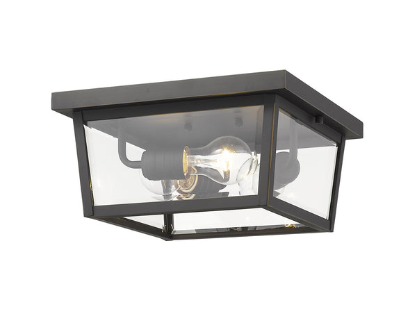 Beacon Outdoor (Damp) Flush Mount Ceiling Light by Z-Lite