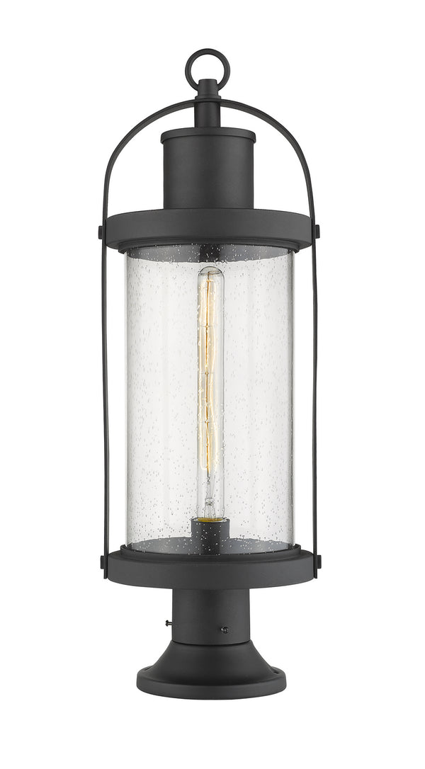 Roundhouse Outdoor (Wet) Post Lantern by Z-Lite