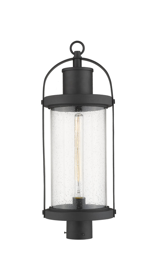 Roundhouse Outdoor (Wet) Post Lantern by Z-Lite