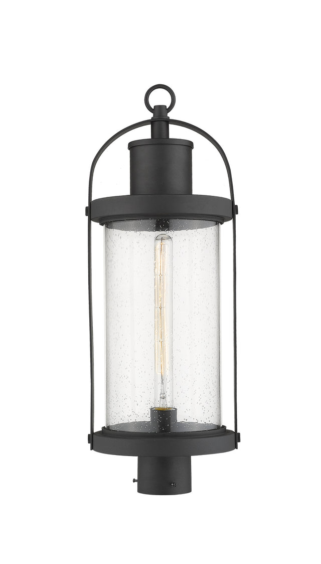 Roundhouse Outdoor (Wet) Post Lantern by Z-Lite