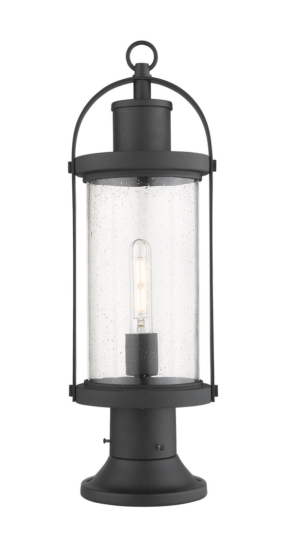 Roundhouse Outdoor (Wet) Post Lantern by Z-Lite