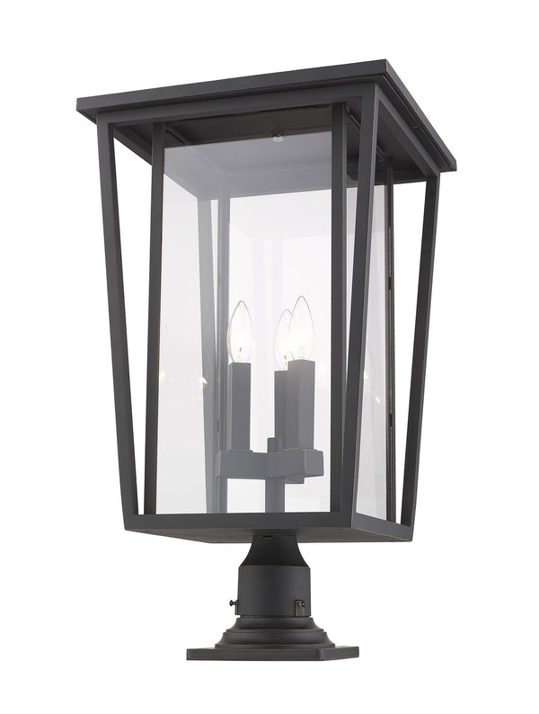 Seoul Outdoor (Wet) Post Lantern by Z-Lite