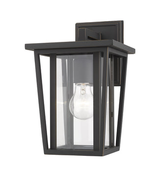 Buy oil-rubbed-bronze-with-clear-glass Seoul Outdoor (Wet) Wall Lantern by Z-Lite