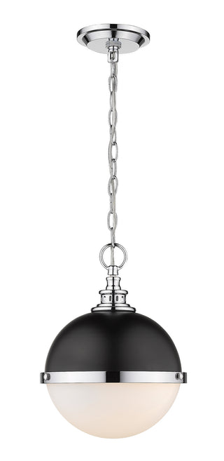 Buy matte-black-chrome Peyton Pendant by Z-Lite