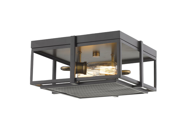 Halcyon Outdoor (Damp) Flush Mount Ceiling Light by Z-Lite
