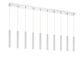 Buy chrome-with-chrome-glass Forest Outdoor (Damp) Chandelier by Z-Lite