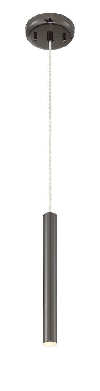 Buy pearl-black-with-pearl-black-glass-and-black-shade Forest Outdoor (Damp) Pendant by Z-Lite