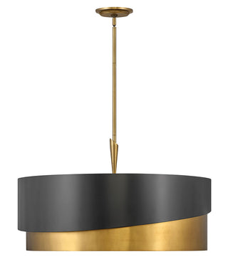 Buy heritage-brass-and-multicolor-shade Gigi Chandelier by Fredrick Ramond