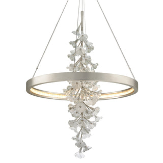 Buy silver-leaf Jasmine Chandelier by Corbett Lighting