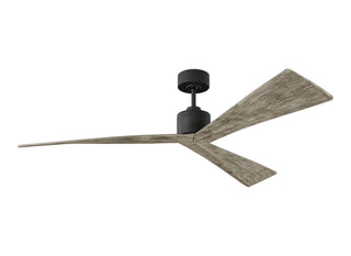 Buy aged-pewter-and-light-grey-weathered-oak-3adr60agp 3-Blade Adler Ceiling Fan by Visual Comfort Fan
