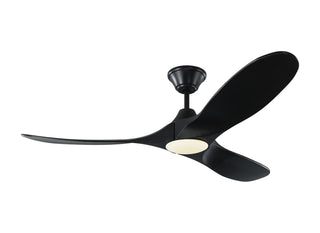 Buy matte-black-and-matte-black-3mavr52bkbkd 3-Blade Maverick Ceiling Fan by Visual Comfort Fan