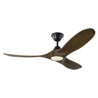 Buy matte-black-and-dark-walnut-3mavr52bkd 3-Blade Maverick Ceiling Fan by Visual Comfort Fan