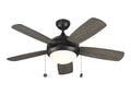 Discus Ceiling Fan with Light by Generation Lighting