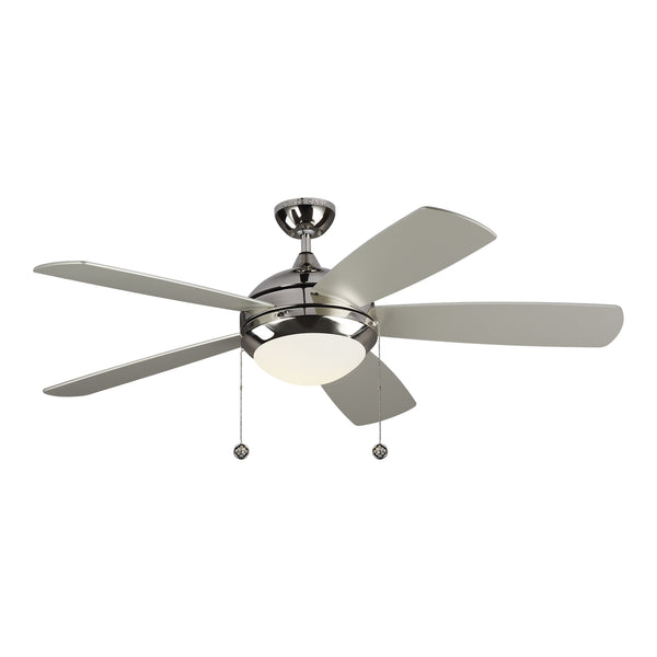 5-Blades Discus Ceiling Fan with Light by Generation Lighting