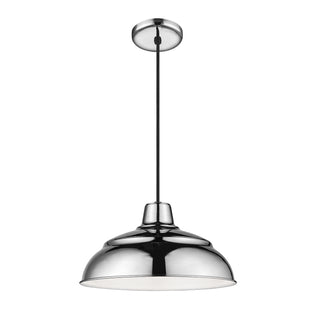 Buy polished-nickel R Series Outdoor (Damp) Pendant by Millennium