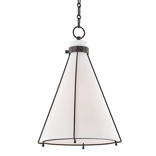 Buy old-bronze-with-opal-glass Eldridge Outdoor (Damp) Pendant by Hudson Valley