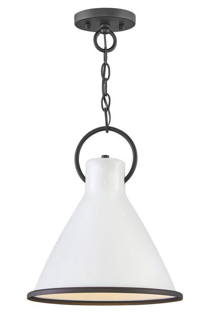 Winnie Pendant by Hinkley – Lights: 1 Light (12.25"L x 12.25"W x 15.50"H) – Finish: Polished White – Hinkley-3557PT