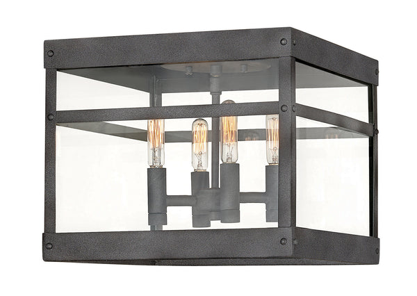 Porter Outdoor (Damp) Flush Mount Ceiling Light by Hinkley