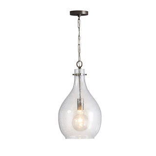 Buy polished-pewter-with-clear-seeded-glass Rabun Pendant by Capital Lighting
