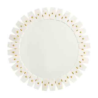 Buy marble-with-brushed-brass-metal Mirror Mirror by Capital Lighting