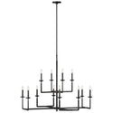 Ansley Outdoor (Damp) Chandelier by Generation Lighting