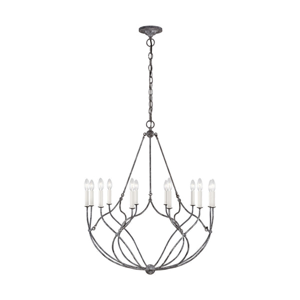 Richmond Outdoor (Damp) Chandelier by Visual Comfort Studio
