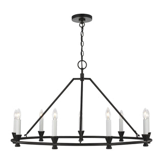 Keystone Outdoor (Damp) Chandelier by Visual Comfort Studio