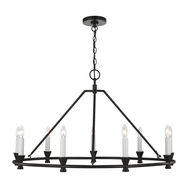 Keystone Outdoor (Damp) Chandelier by Visual Comfort Studio