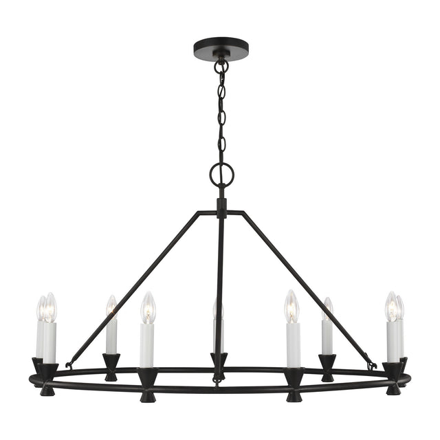 Keystone Outdoor (Damp) Chandelier by Visual Comfort Studio