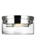 Garrett Outdoor (Damp) Flush Mount Ceiling Light by Visual Comfort Studio