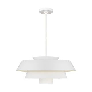 Buy matte-white Brisbin Outdoor (Damp) Pendant by Visual Comfort Studio