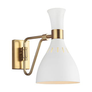 Buy matte-white Joan Outdoor (Damp) Sconce by Visual Comfort Studio