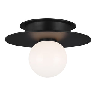 Buy midnight-black Nodes Outdoor (Damp) Flush Mount Light by Visual Comfort Studio