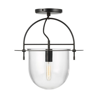 Nuance Outdoor (Damp) Semi-Flush Mount Ceiling Light by Visual Comfort Studio