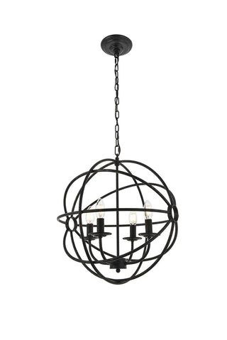 Buy dark-brown Octavia Pendant by Elegant Lighting