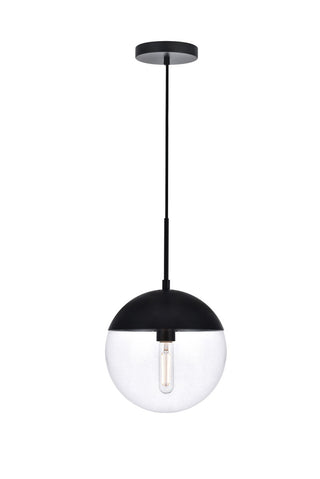 Buy black-with-clear-glass Eclipse Pendant by Elegant Lighting