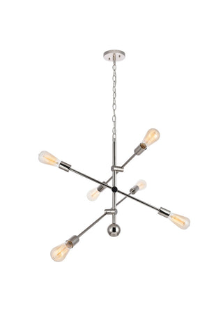 Buy polished-nickel Axel Pendant by Elegant Lighting