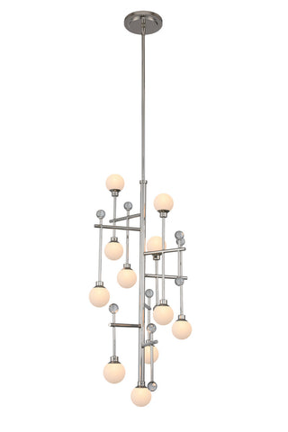 Buy polished-nickel Mercer Chandelier by Kalco