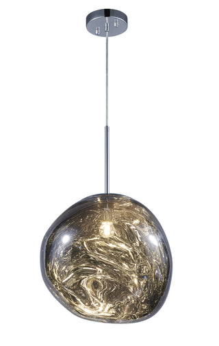 Buy smoke-and-smoke-shade Galactic Pendant by Matteo Lighting